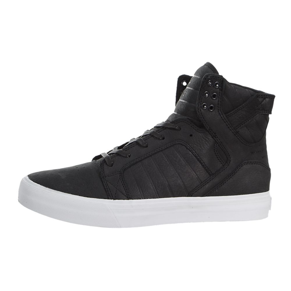 Baskets Montantes Supra SkyTop HF Noir Black/White Homme | INP-99687844